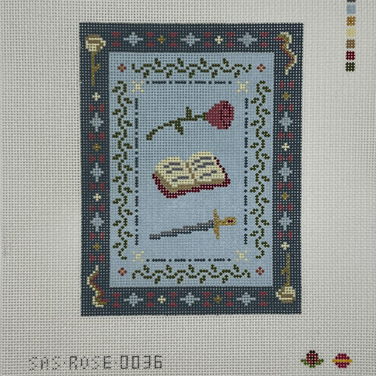 Letters and Roses Kindle Case