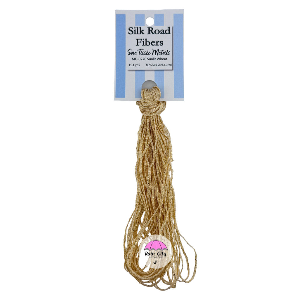MG-0270 Sunlit Wheat | Soie Tissée Metals