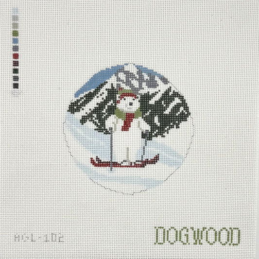 Alpine Summit Bear (by Dogwood Needlepoint)