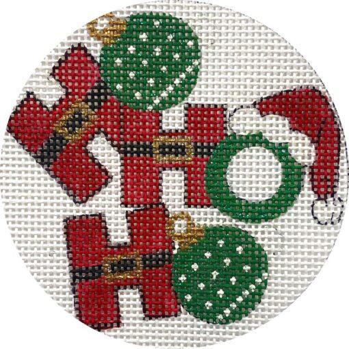 HO HO HO Round (by Alice Peterson)  X374