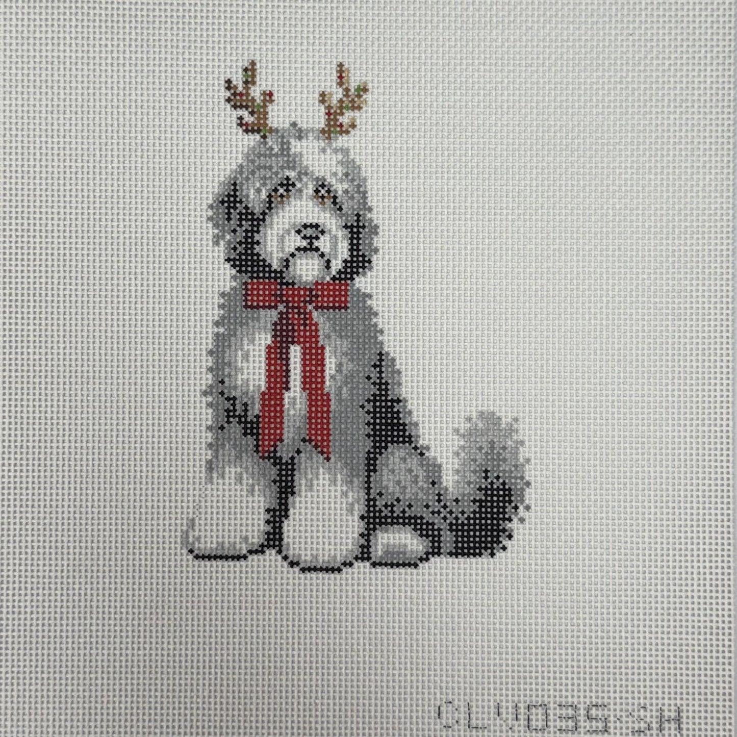 Reindeer Sheepadoodle (by C'Ate La Vie)