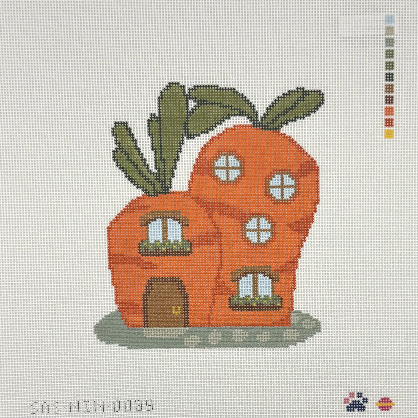 Carrot House (by Saturnalia Stitching)
