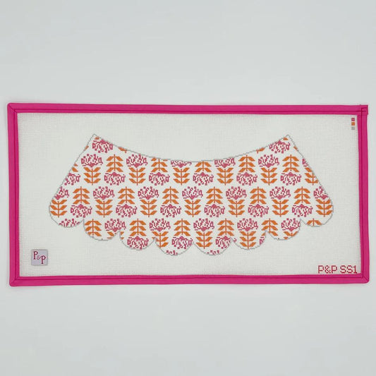 Blocked Begonia Lampshade (by Penny & Penny and Co.) P&P SS1