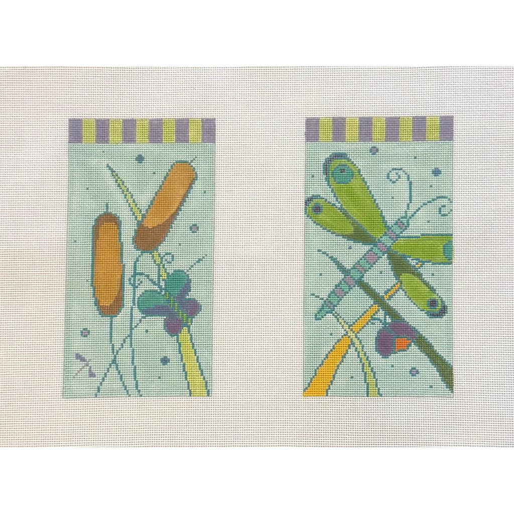 Dragonfly & Cattails Eyeglass Case (by Blueberry Point)