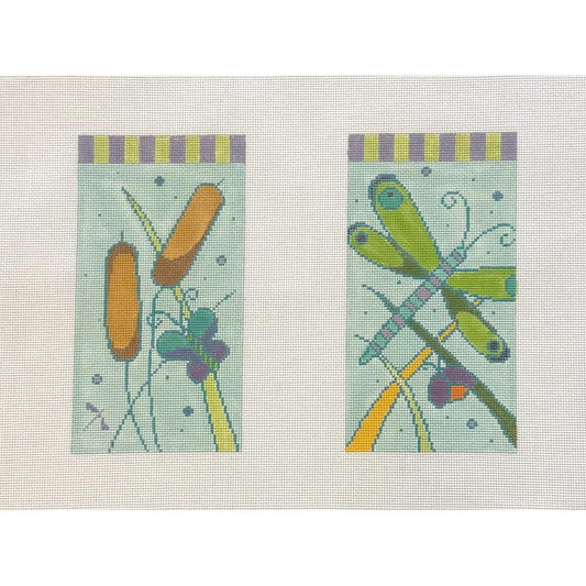 Dragonfly & Cattails Eyeglass Case (by Blueberry Point)