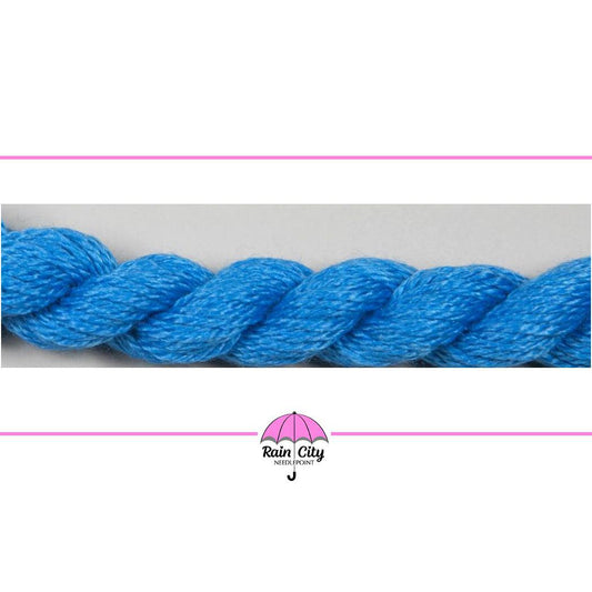 092 Blue Streak | Silk & Ivory