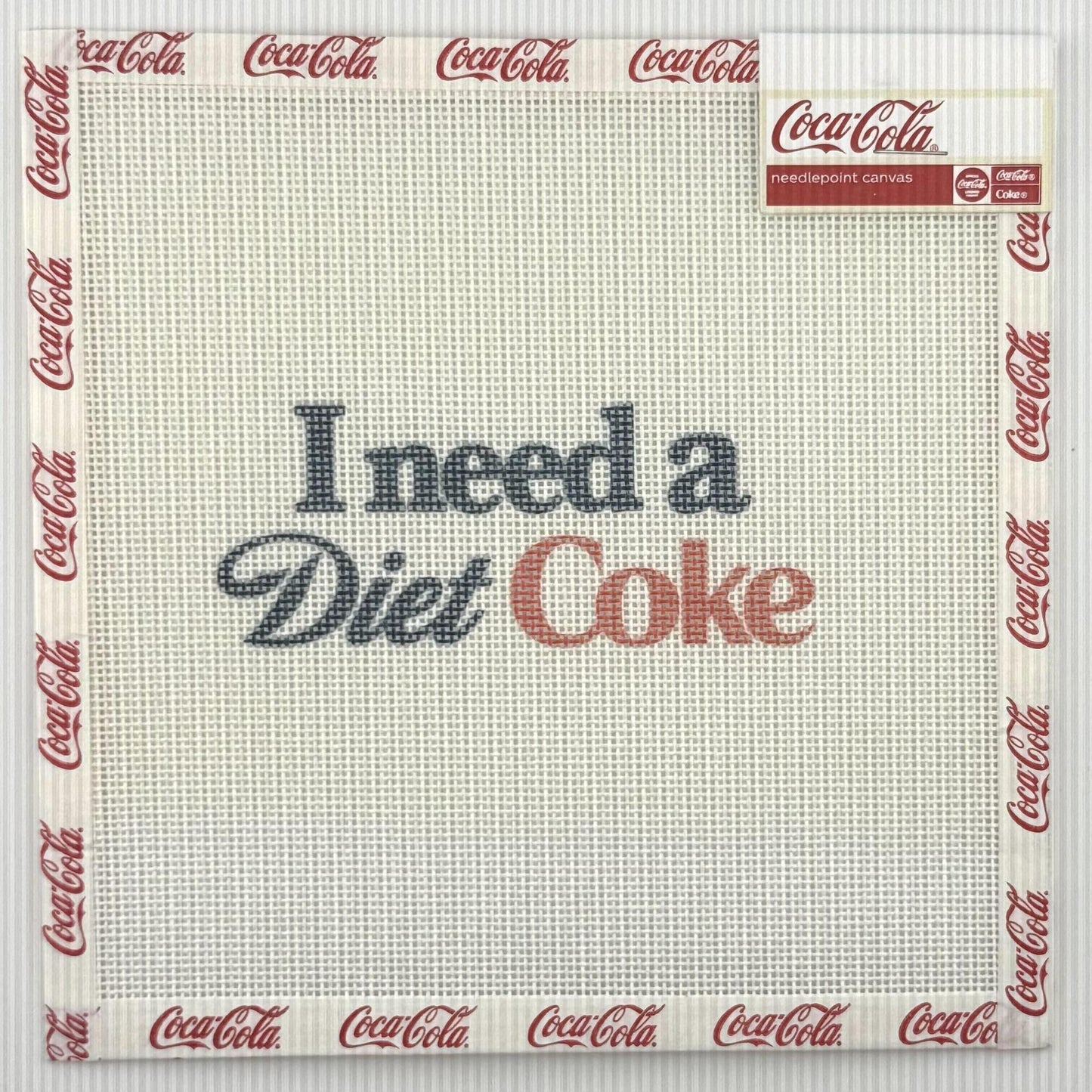 I Need A Diet Coke (by Kick Ass Needlepoint)