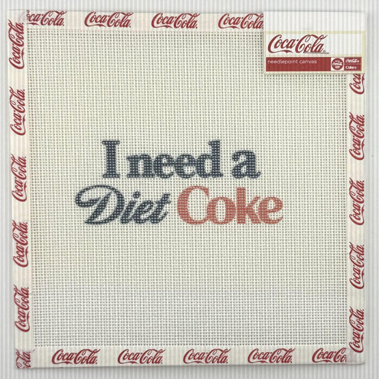 I Need A Diet Coke (by Kick Ass Needlepoint)
