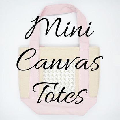 Self-Finishing Mini Canvas Tote