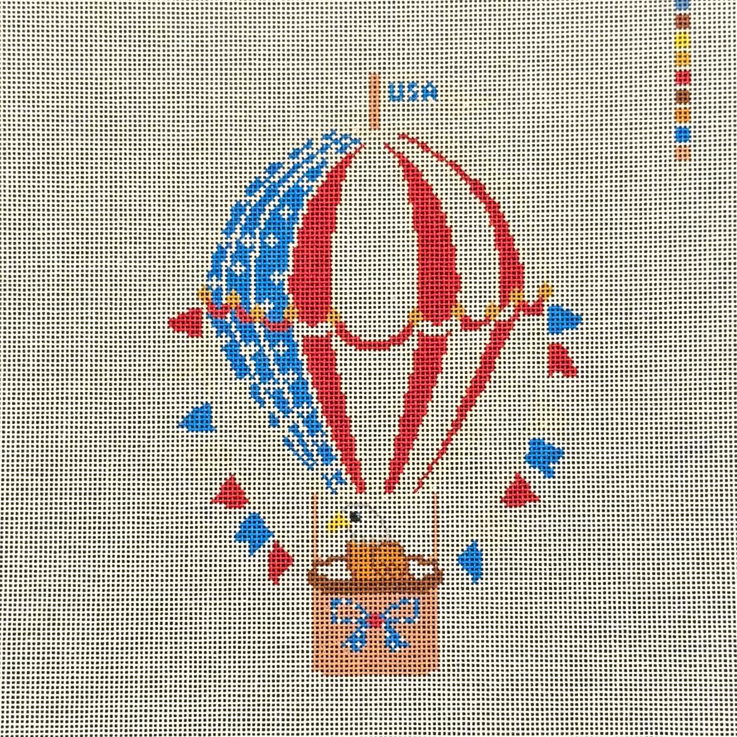 USA Hot Air Balloon (by Saturnalia Stitching)
