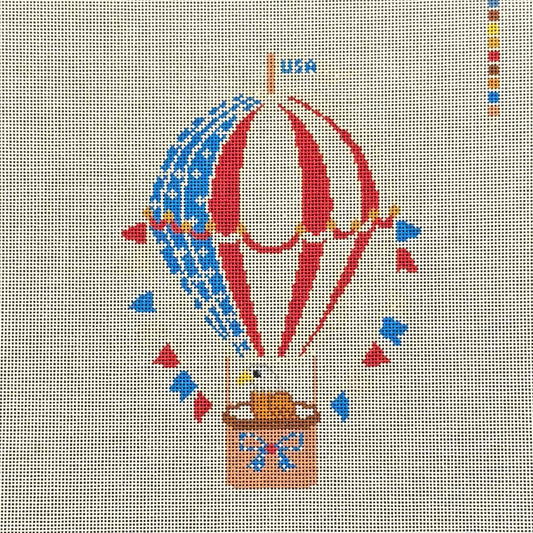 USA Hot Air Balloon (by Saturnalia Stitching)