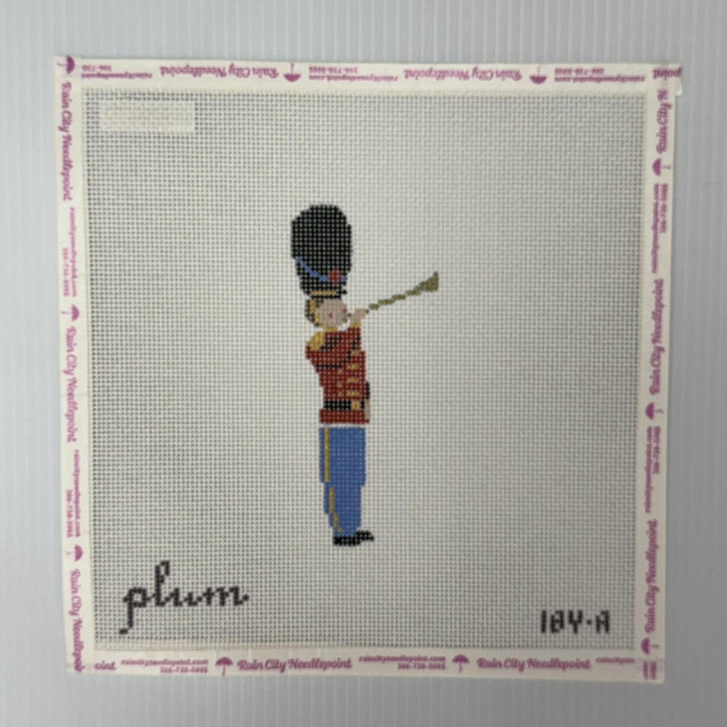 Victorian Christmas - Soldier & Horn (by The Plum Stitchery) - 18Y-A