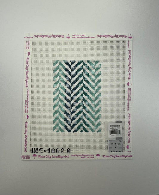 Herringbone Aqua Passport Insert (by Initial K) IKS-1068A