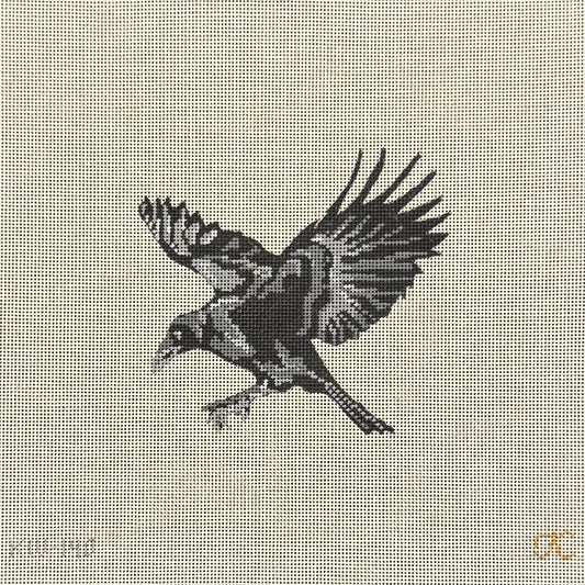 Flying Crow (by The Gingham Stitchery)