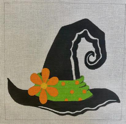 Witch Hat w Flower (by Alice Peterson) 4506