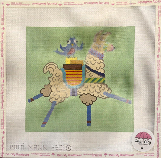 Lama w/ Bird (by Patti Mann) 4201