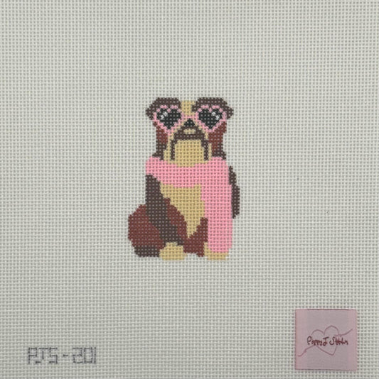 Mini Fab Pup, Bulldog (by Poppy J Stitches)