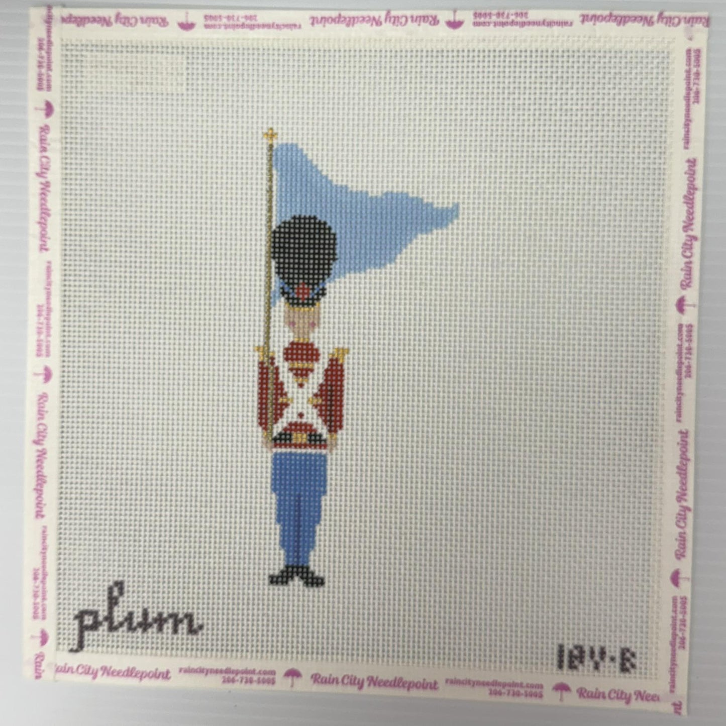 Victorian Christmas - Soldier & Flag (by The Plum Stitchery) - 18Y-A