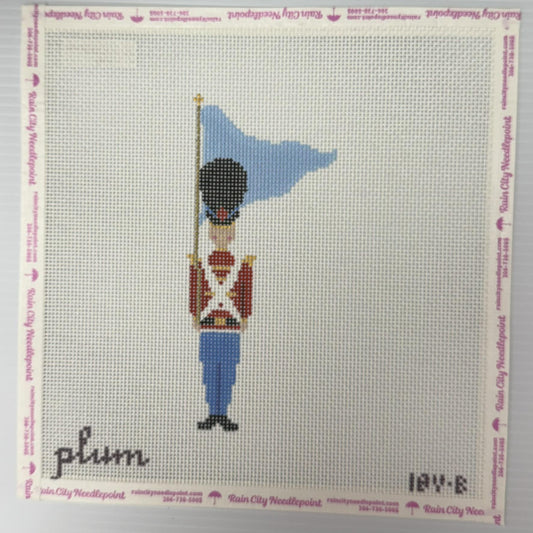 Victorian Christmas - Soldier & Flag (by The Plum Stitchery) - 18Y-A Copy