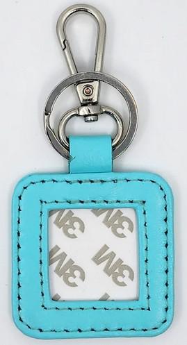 Leather Self-Finishing Key Fob