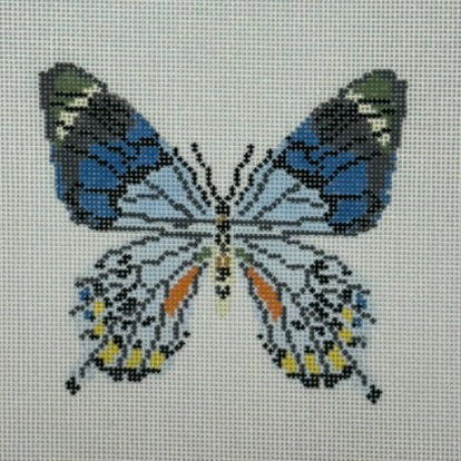 Butterfly Ornament - Blue Grey (by Initial K Studio)