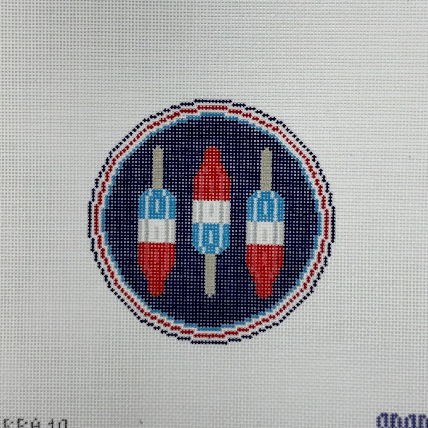 Rocket Pop Round (by Melissa Loves Needlepoint)