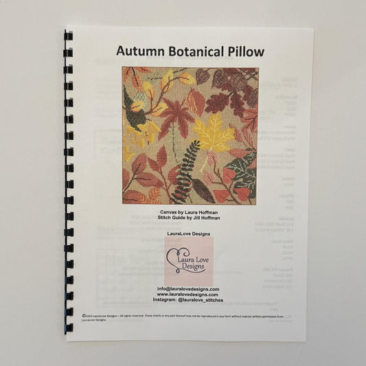 Stitch Guide: Autumn Leaves Pillow