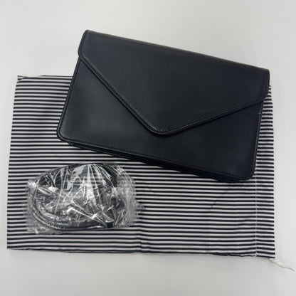 Leather Gusseted Clutch/Shoulder Bag