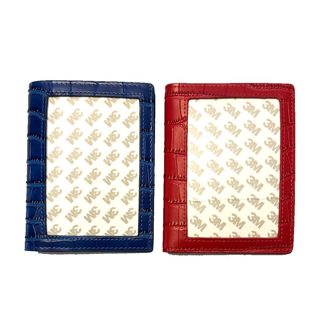 Passport Cover | Embossed Crocodile Leather