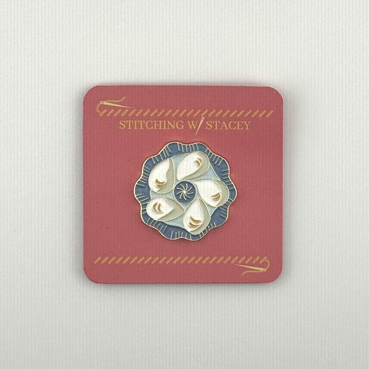 Blue Oyster Plate needle minder
