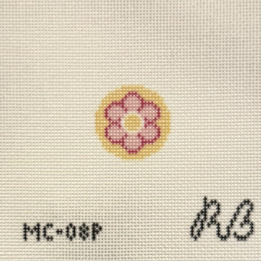 Pink Daisy Mini Round (by Rachel Barri)