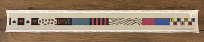 Colorblock Animal Print Love strap (by Sew Much Fun)