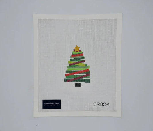 Stackable 4.5" Holiday Colors Tree (by Cabell Stitchery) - CS02-4