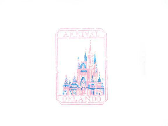 Passport Stamp - Orlando (by Audrey Wu) - AW110