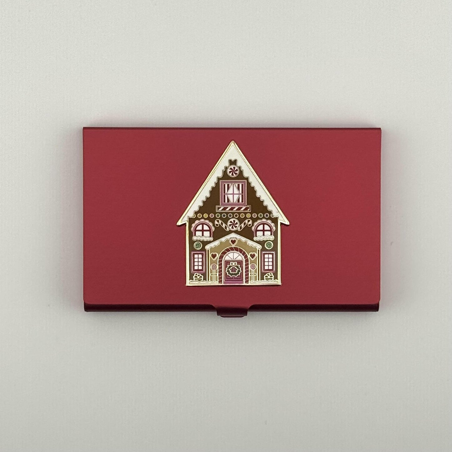 Gingerbread House on Red - Sticky Bead Case