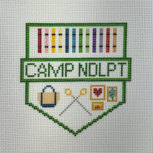 Camp Needlepoint Pennant (by Elizabeth Brooke)
