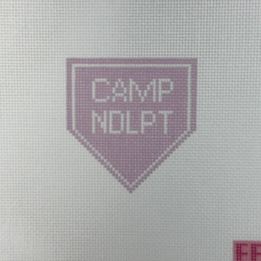 Camp Needlepoint Bag Charm - Lavender (by Elizabeth Brooke)