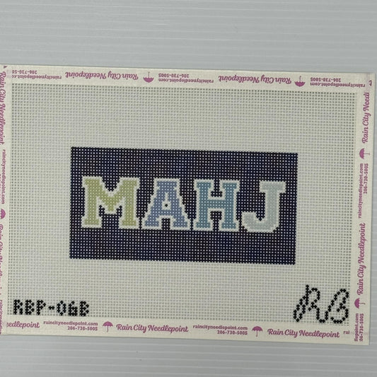 MAHJ Blue - large (by Rachel Barri) - RBP-06B