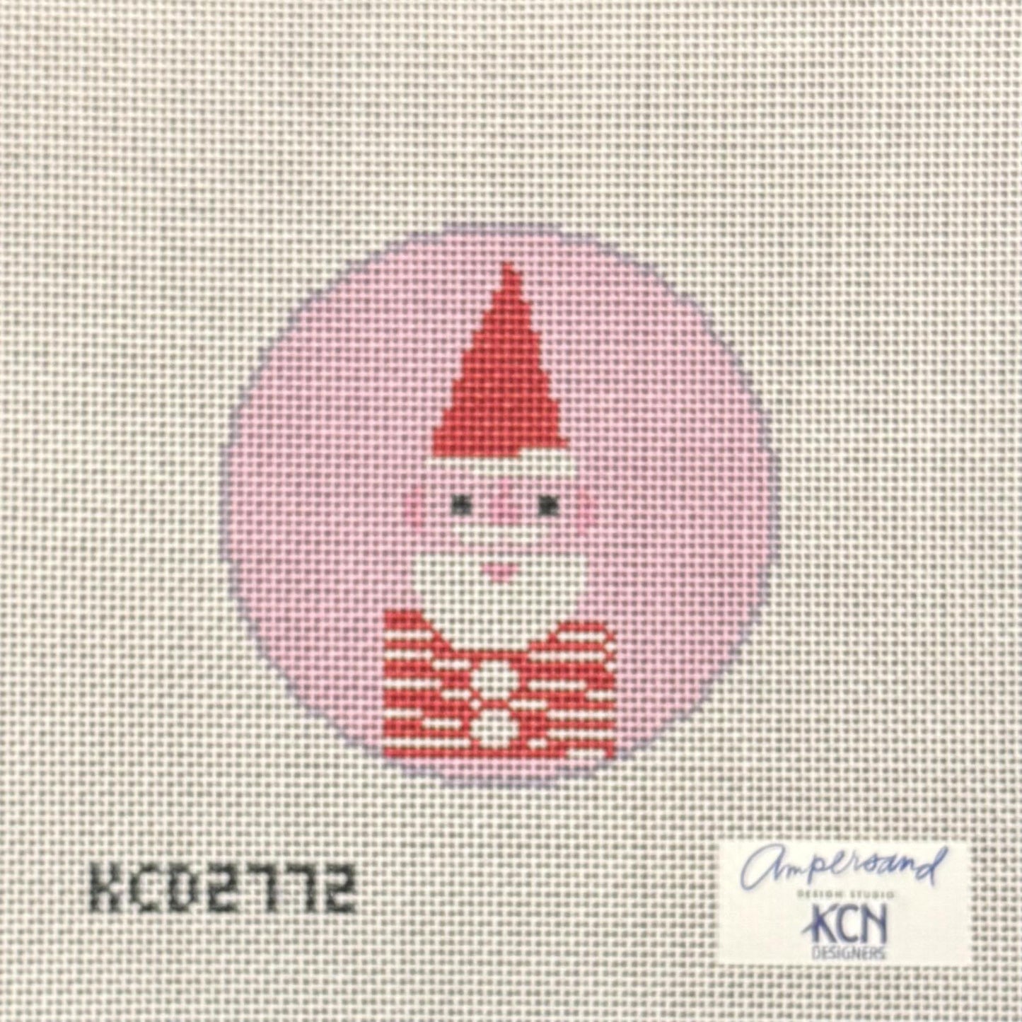 Pink Santa Round (by KDN Designers)