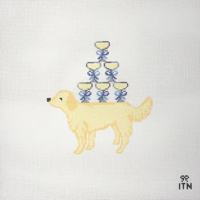 Champagne Retriever (by Ivy Thread Needlepoint)
