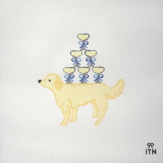 Champagne Retriever (by Ivy Thread Needlepoint)
