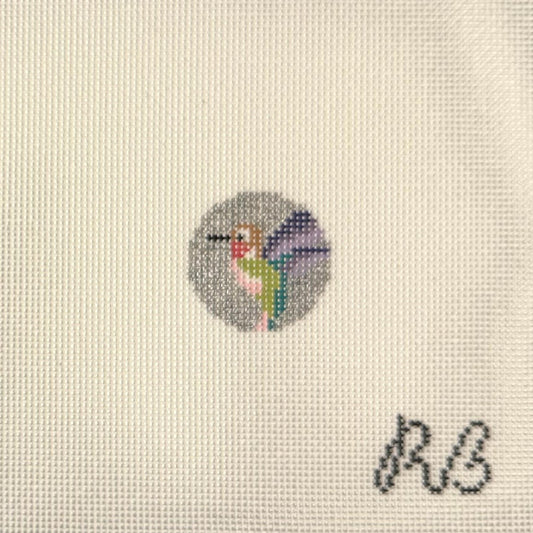 Silver Hummingbird Mini Round (by Rachel Barri)