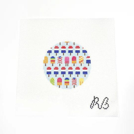 Americana Popsicle Round (by Rachel Barri)