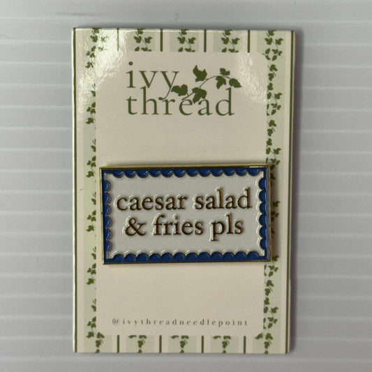Ceasar Salad & Fries Needle Minder