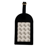 Black Leather Luggage Tag
