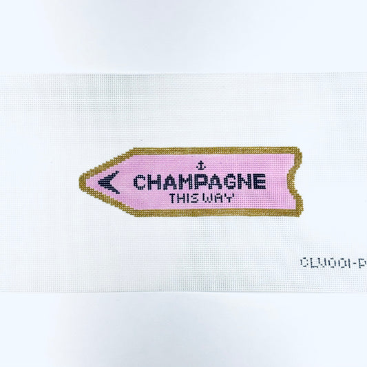 Champagne This Way - Pink (by C'ate La Vie)