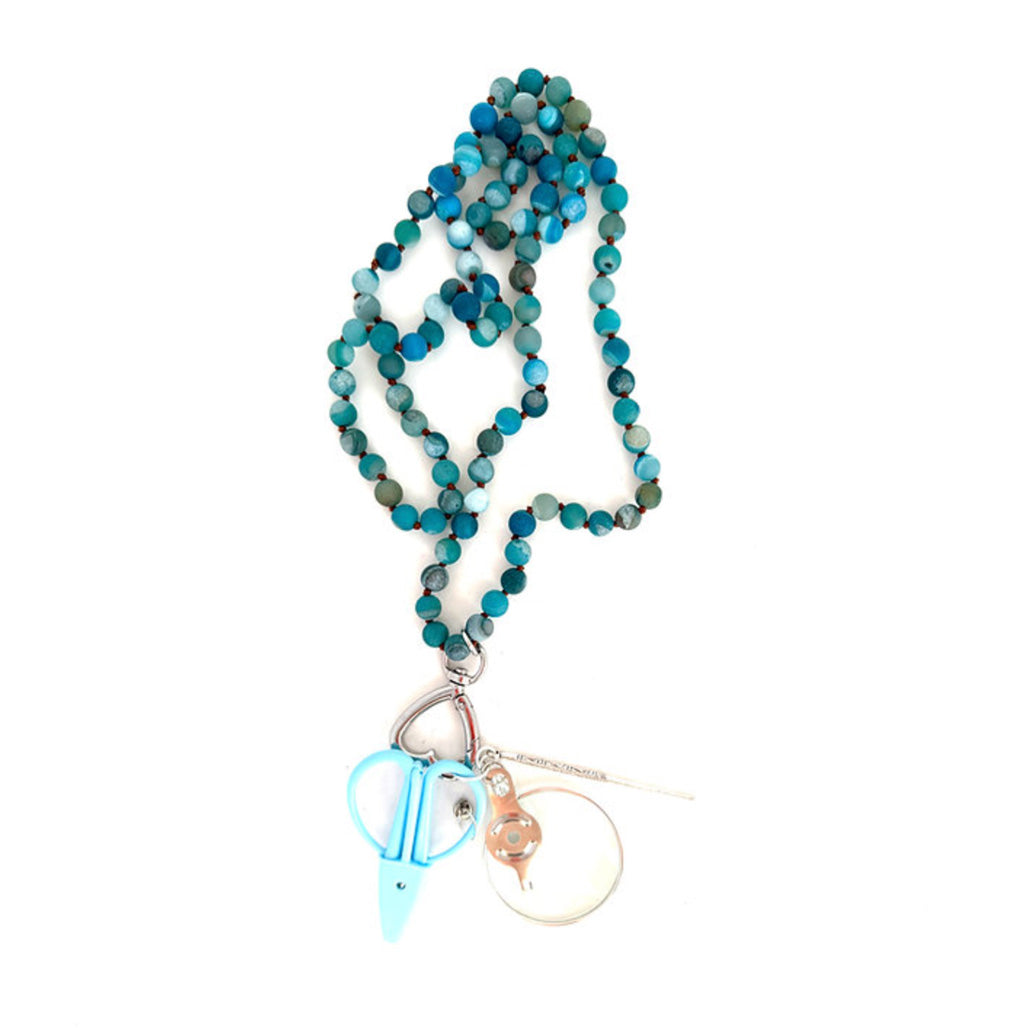Gemstone Heart Chatelaine - Santa Fe Matte Turquoise