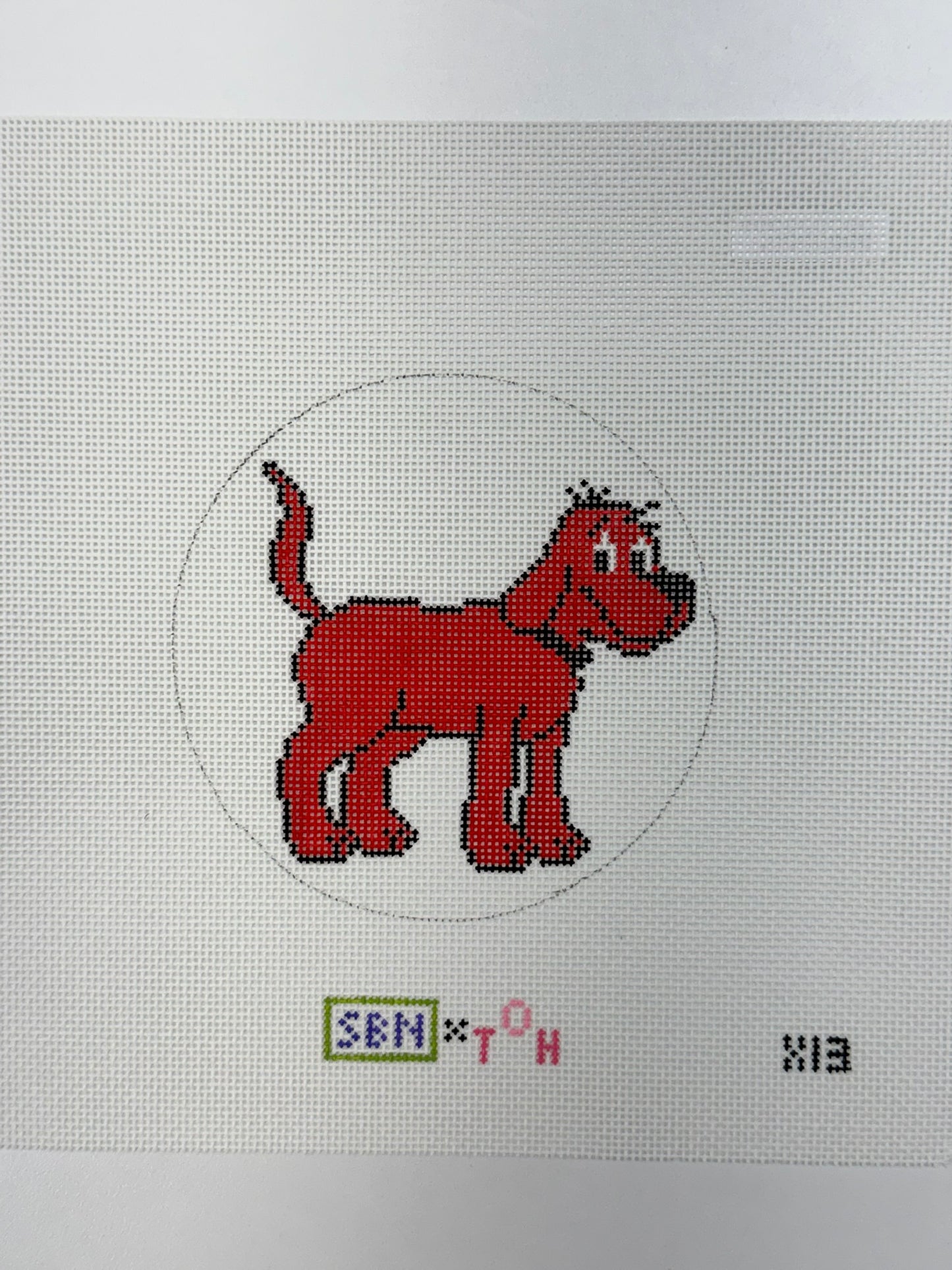 Clifford the Big Red Dog (by Susan Battle Needlepoint)
