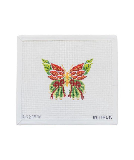 Poinsettia Butterfly (by Initial K) IKS-2093A
