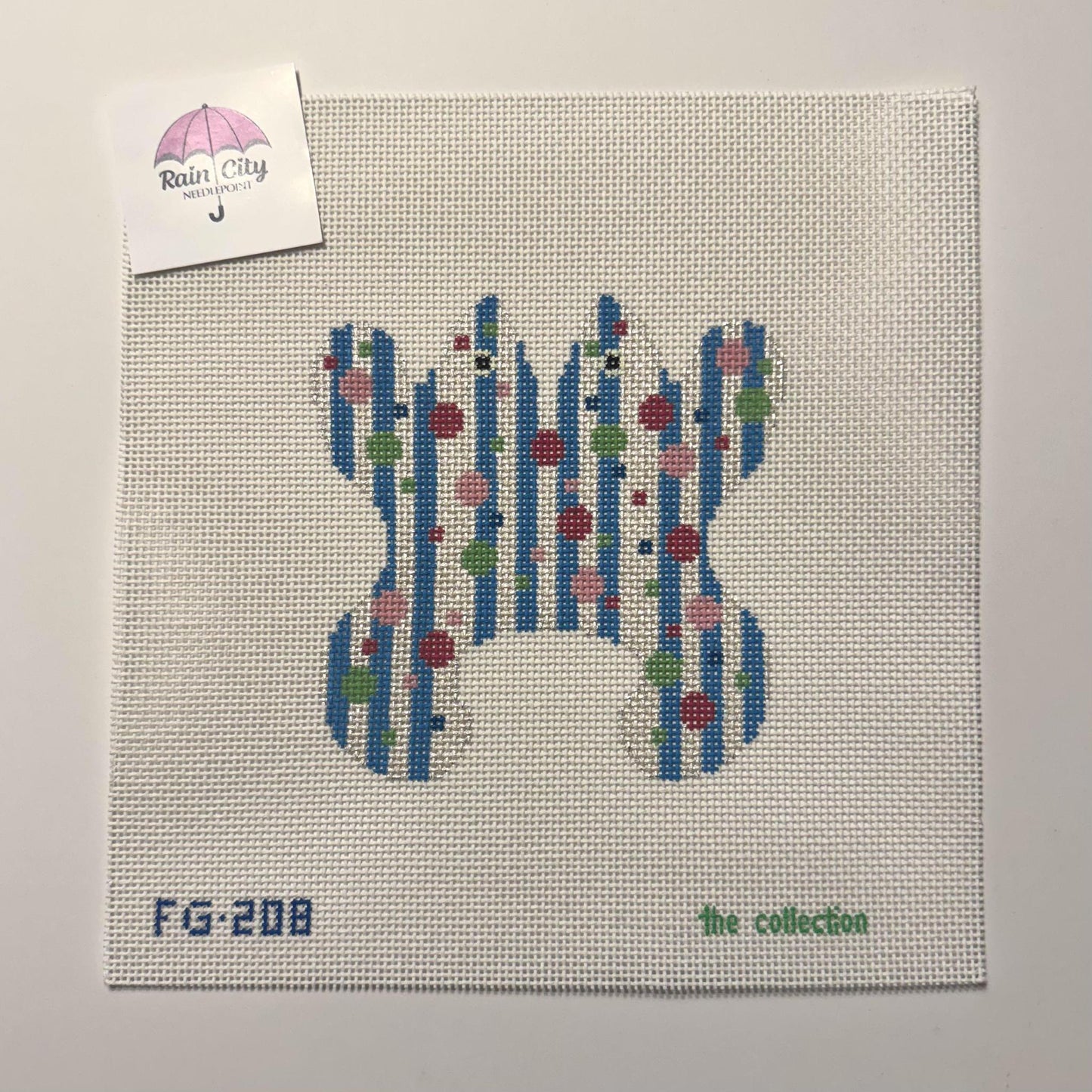 Dots and Stripes Small Frog (by The Collection)